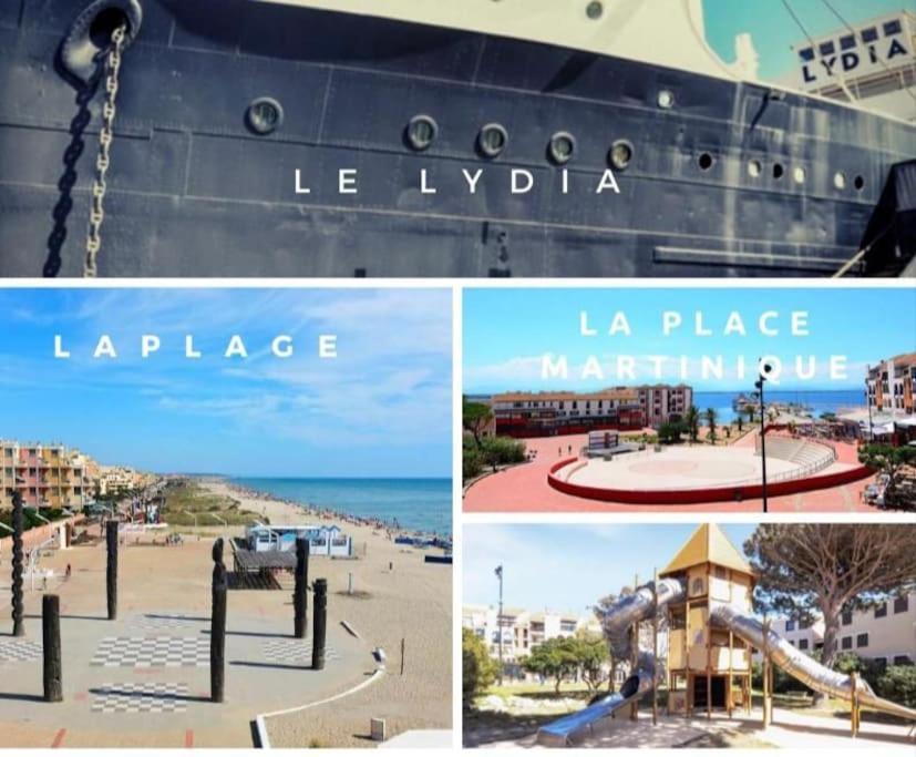 Superbe Studio Renove Avec Piscine Et Vue Marina Le Barcares Exterior photo